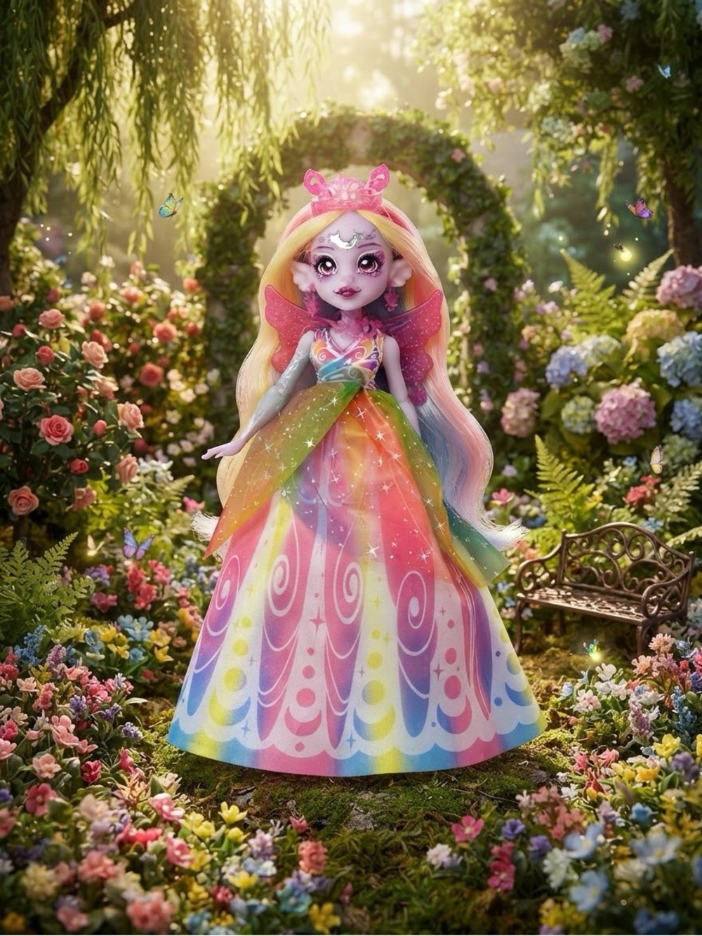 Pixie doll - Luna the Butterfly Pixie doll the Magic Mixies Pixie Supremes